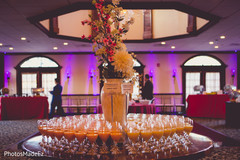 Floral arrangement details of the venue Floral arrangement details of the venue