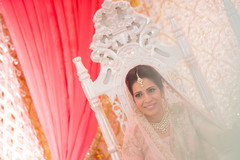 Indian bride during the ceremony Indian bride during the ceremony