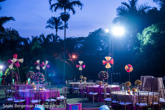 Lovely table decoration for sangeet party. Lovely table decoration for sangeet party.