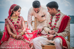 Tie the knot’ during their wedding ceremony. Tie the knot’ during their wedding ceremony.