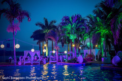Marvelous Indian pre-wedding lights decor. Marvelous Indian pre-wedding lights decor.