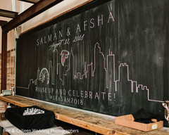 Detailed Indian wedding reception sign. Detailed Indian wedding reception sign.