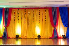 Marvelous Indian sangeet stage decoration. Marvelous Indian sangeet stage decoration.