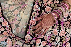 Marvelous maharani's reception lehenga embroidery capture. Marvelous maharani's reception lehenga embroidery capture.