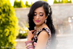 Dazzling Indian bride reception look. Dazzling Indian bride reception look.