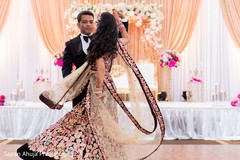 Indian lovebirds having their first dance. Indian lovebirds having their first dance.