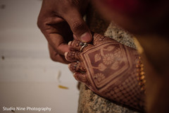 Indian bride's ring and mehndi Indian bride's ring and mehndi