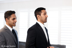 Indian groom and groomsmen getting ready. Indian groom and groomsmen getting ready.