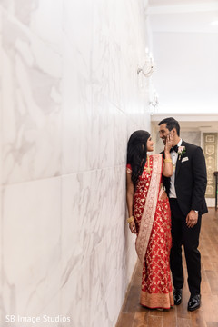Elegant Indian bride and groom reception fashion. Elegant Indian bride and groom reception fashion.