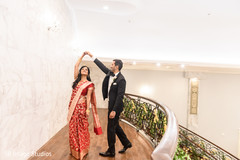 Elegant Indian bride and groom reception fashion. Elegant Indian bride and groom reception fashion.