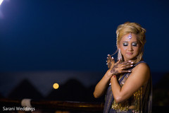 Indian bride posing with mehndi Indian bride posing with mehndi
