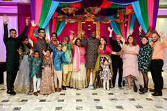 Dazzling capture of couple and guests Dazzling capture of couple and guests