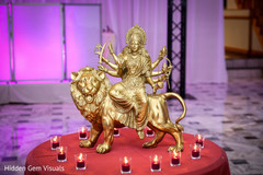Indian God statue at the ceremony venue Indian God statue at the ceremony venue