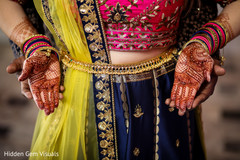 Indian bride showing her dazzling Mehndi Indian bride showing her dazzling Mehndi