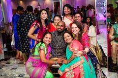 Special guests posing with Indian groom Special guests posing with Indian groom