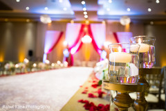 Dreamy Indian wedding ceremony aisle candle decor. Dreamy Indian wedding ceremony aisle candle decor.