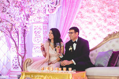 Maharani and Raja during toasts Maharani and Raja during toasts