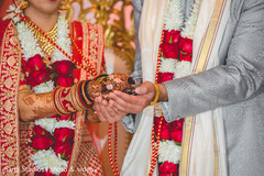 Maharani and Raja during the rituals Maharani and Raja during the rituals