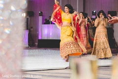 Dancers during the reception Dancers during the reception