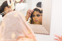 Beautiful bride getting ready Beautiful bride getting ready