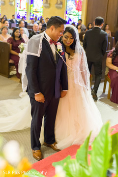 Indian couple at the ceremony Indian couple at the ceremony