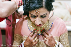 Indian bride getting ready Indian bride getting ready