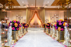 Magnificent Indian wedding ceremony decor. Magnificent Indian wedding ceremony decor.