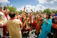 Indian groom during his baraat celebration. Indian groom during his baraat celebration.