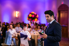 Indian wedding speech moment. Indian wedding speech moment.