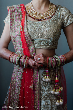 Maharani's wedding ceremony look. Maharani's wedding ceremony look.