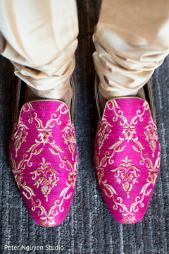 See this rajah's wedding ceremony shoes. See this rajah's wedding ceremony shoes.