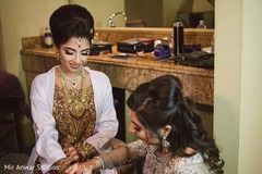 Stunning Indian bride wearing her ceremony jewelry. Stunning Indian bride wearing her ceremony jewelry.