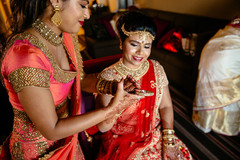 Indian bride putting bangles capture Indian bride putting bangles capture