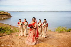 Marvelous Indian bride and bridesmaids photo shoot. Marvelous Indian bride and bridesmaids photo shoot.