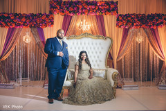 Glamorous Indian bride and groom style. Glamorous Indian bride and groom style.