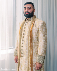 Indian groom getting ready for the ceremony Indian groom getting ready for the ceremony