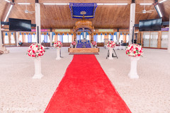 Overview of the Indian wedding venue decor Overview of the Indian wedding venue decor