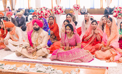 Indian groom and Maharani during the ceremony Indian groom and Maharani during the ceremony
