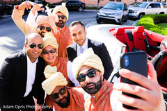 Indian groomsmen taking a selfie with groom. Indian groomsmen taking a selfie with groom.