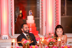 Indian couple enjoying their wedding reception. Indian couple enjoying their wedding reception.