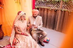 Indian bride with special guest Indian bride with special guest