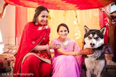 Maharani and special guest posing with pet Maharani and special guest posing with pet