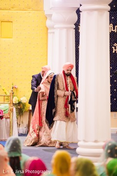 Indian groom and Maharani during the ceremony Indian groom and Maharani during the ceremony
