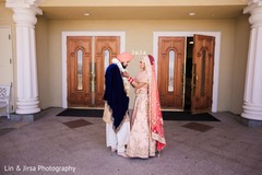 Indian bride and groom having a great time Indian bride and groom having a great time