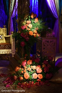 Floral arrangement details of the bash Floral arrangement details of the bash