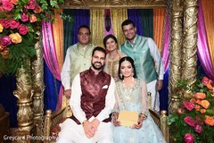 Maharani and Raja posing with family members Maharani and Raja posing with family members