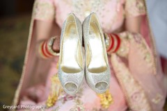Maharani's shoes being shown Maharani's shoes being shown