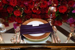 Plates of the reception Plates of the reception