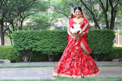 Adorable Indian bride on her way to meet groom. Adorable Indian bride on her way to meet groom.