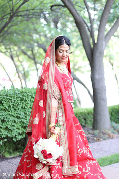 Sweet Indian bride about to meet the groom. Sweet Indian bride about to meet the groom.